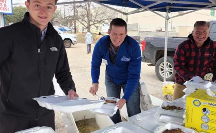 Benny Boyd provides meals