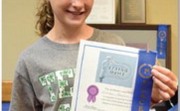 Vivien Martin won intermediate champion of baked goods with ”mint fantasy fudge.” ALEXANDRIA RANDOLPH | DISPATCH RECORD