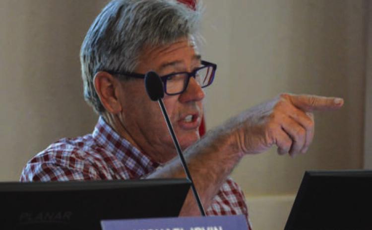 EDC director Michael Irvin said Vision Lampasas needs to do a better job raising its own funds from the community. ERICK MITCHELL | DISPATCH RECORD