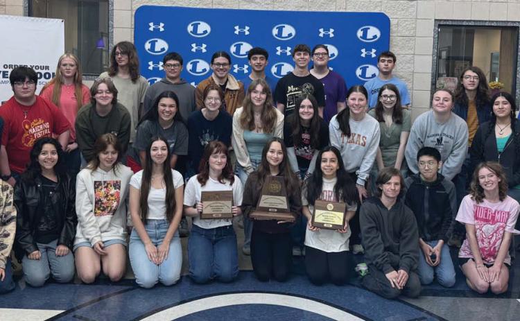 These students are all UIL regional qualifiers for their performance in academics, speech, debate and One-Act Play. courtesy photo