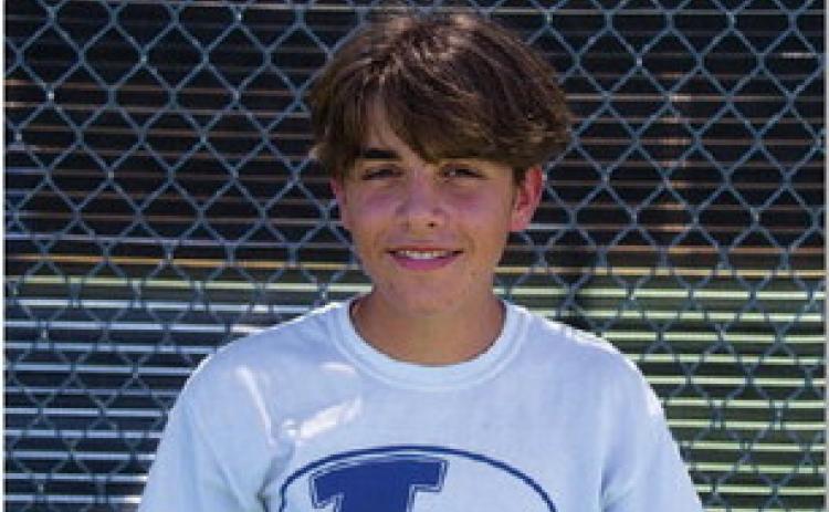Name: Talan Clements Class: Sophomore Sport: Tennis Favorite Movie: Tangled Favorite Midnight Snack: Crackers Favorite Social Media: Pinterest Main Goal This Season: Improve