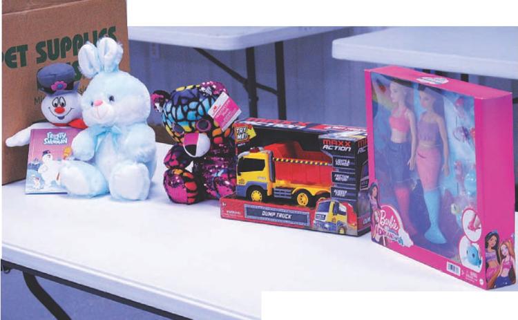 The Kempner Vvolunteer Fire Department’s toy drive gathers donations of new, unwrapped toys every year to distribute to local families in need over the holiday season. HUNTER KING | DISPATCH RECORD