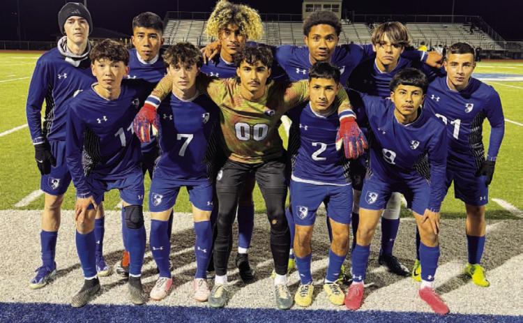 COURTESY PHOTO | SAMUEL BURNSIDE This was the Badgers’ starting 11 for their match Tuesday against Ellison.