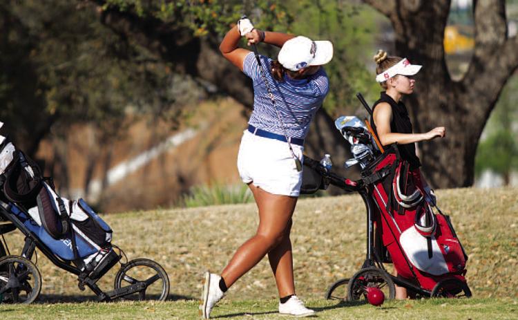 Arianna Gonzalez was the district champion after her performance at Legends Golf Course on Monday and Tuesday. HUNTER KING | DISPATCH RECORD