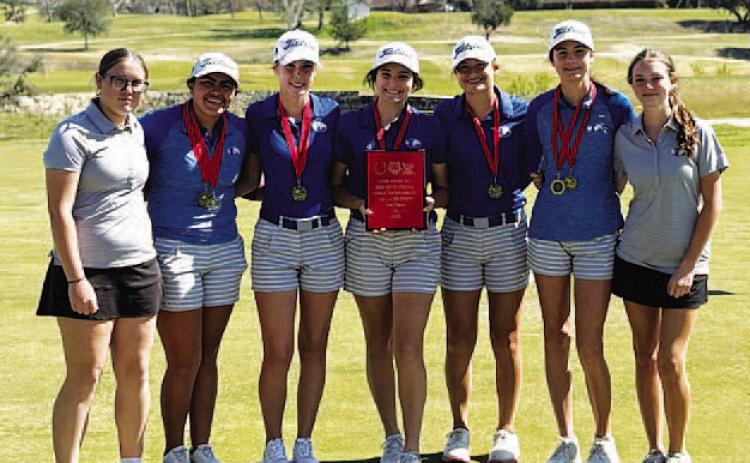 COURTESY PHOTO | JUSTIN SCHULZE The girls’ golf team is competing at the district tournament today.