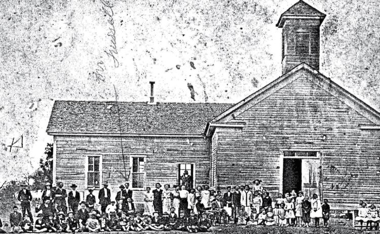A public school once functioned in the community of Kempner prior to the city’s incoporation. This photo of the school was taken before the year 1900. COURTESY PHOTO