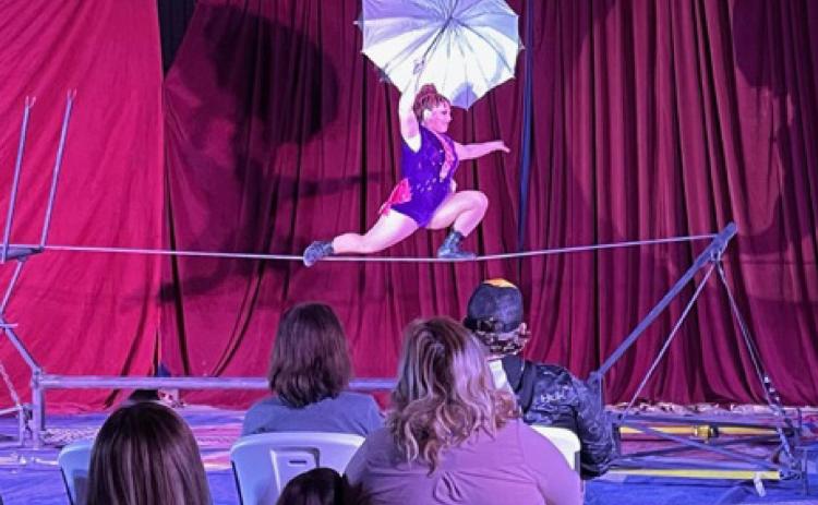 Circus provides acrobatic entertainment