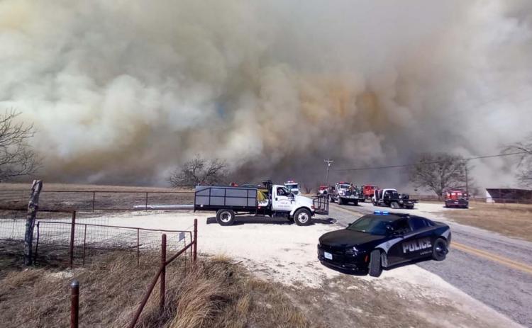 Crews respond to multi-acre fire in northwest Lampasas County