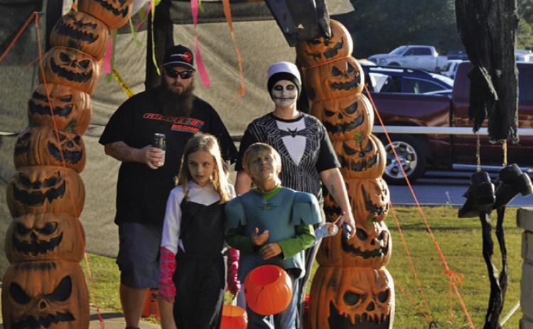 Kempner’s Trunk-or-Treat had a spooky entrance for visitors. ERICK MITCHELL | DISPATCH RECORD