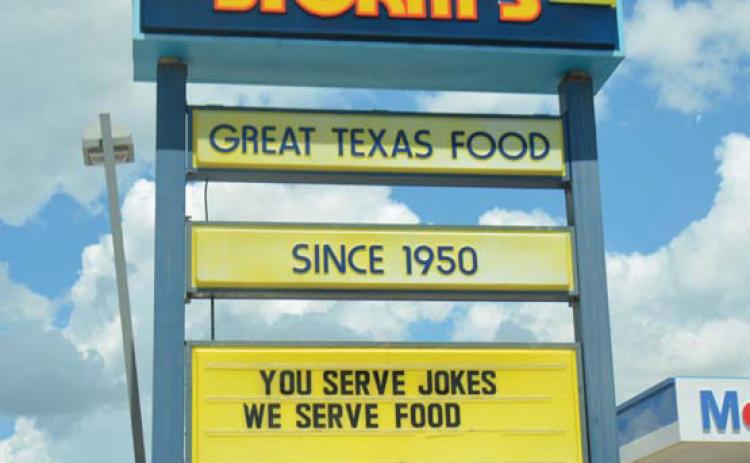 Local sign war creates entertainment in town