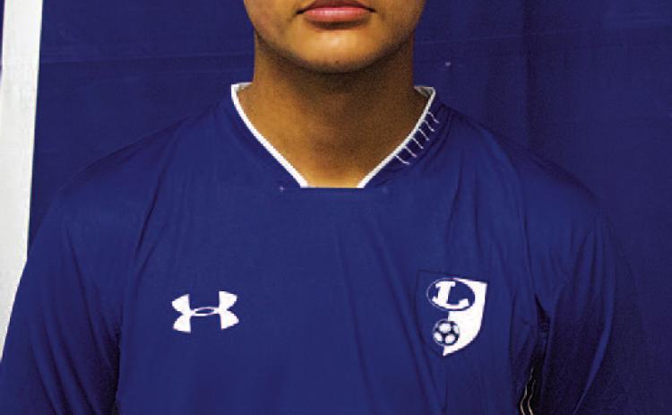 Name: Alan Fuentes Class: Junior Sport: Soccer Favorite Teacher or Coach: Coach Vanliew Favorite Place in Lampasas: Taco Bell One Person You Look Up To: Cristiano Ronaldo Main Goal This Season: Get better
