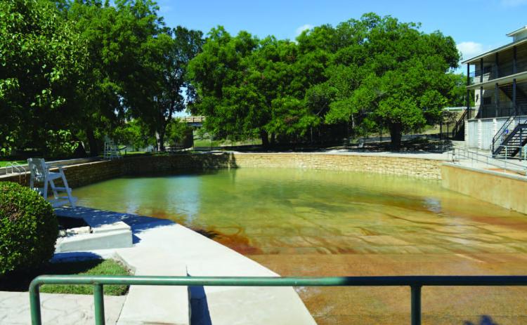 ERICK MITCHELL | DISPATCH RECORD The city has had to close the Hancock Springs Free-Flow Swim Area because of poor water clarity.