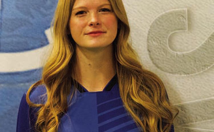 Name: Kinzlee Kepler Class: Senior Sport: Soccer and Track Favorite Teacher or Coach: Eduardo Zambrano Favorite Place in Lampasas: Taco Bell One Person You Look Up To: Mrs. Monique Main Goal This Season: Have fun
