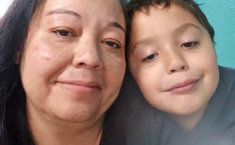 courtesy photo Mary Ballance is pictured here with her 7-year-old son, Kaiden.
