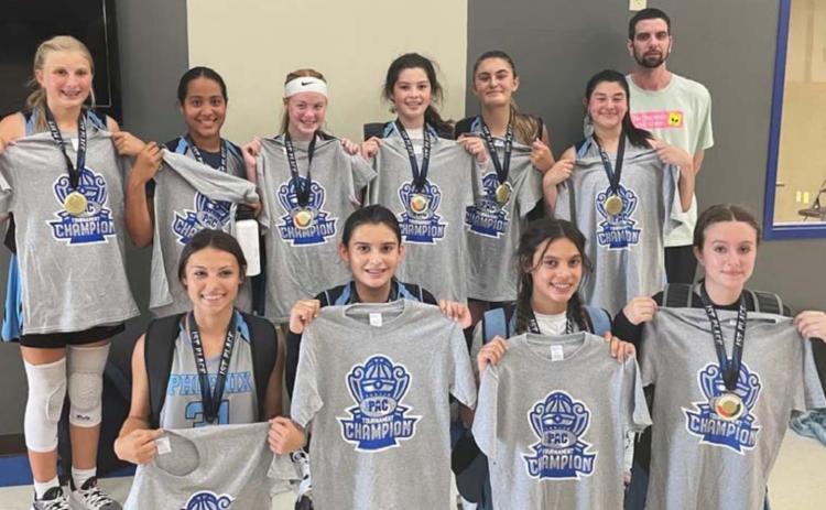 Eighth-grade girls’ traveling team wins Leander tournament