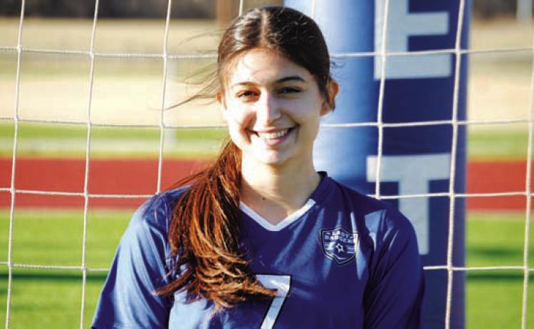 Name: Liliana Miller Class: Junior Sport: Soccer and Cheer Role Model: Becca Nobles Favorite Thing to Eat: Pasta One Place to Travel: London Favorite Music Genre: Pop