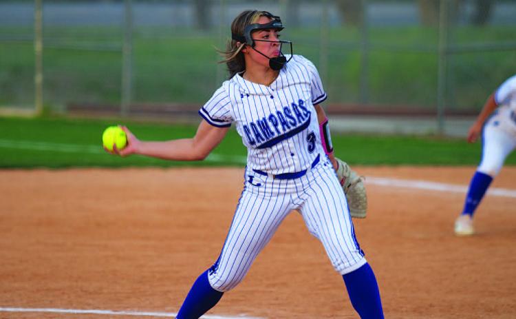 HUNTER KING | DISPATCH RECORD Hannah Perry has been consistent coming out of the bullpen for the Lady Badgers this season.