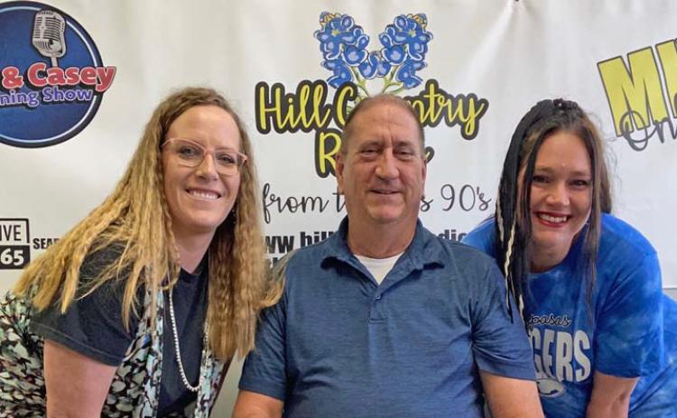 Hill Country Radio is a new Lampasas station that was founded by Christy Bartt, Ken Gontarek and Casey Campbell, pictured left to right. courtesy photo | hill country Radio