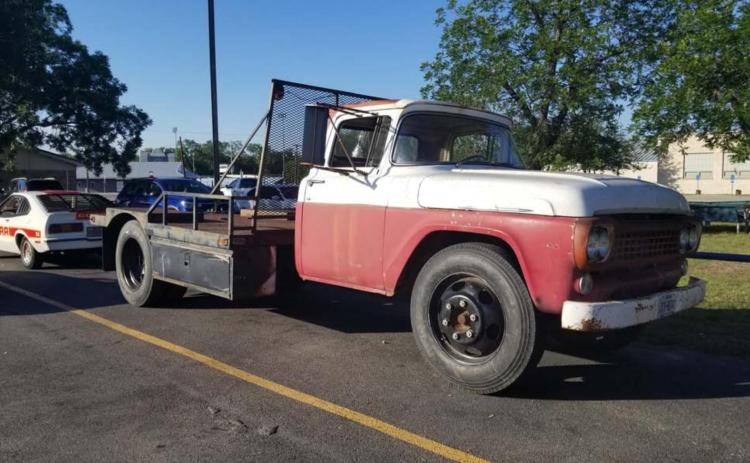 Alan Harry showed off his refurbished 1958 F-600 truck at the June Classics at the Classic gathering in town. He bought the vehicle from a southern Idaho farmer who used it to haul potatoes. COURTESY PHOTO
