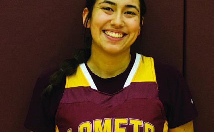 Name: Mia Crain Class: Senior Sport: Volleyball, Basketball, Track and Tennis Favorite Movie: Toy Story Favorite Midnight Snack: Cheetos Favorite Social Media: TikTok Main Goal This Season: To go far in the playoffs