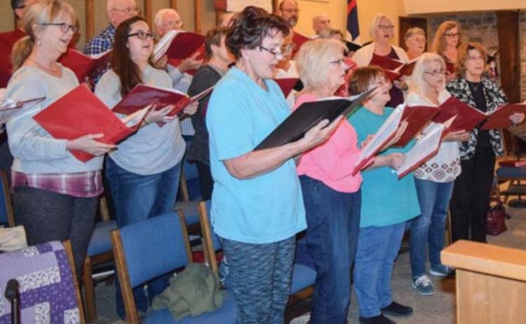 A choir composed of singers from across the Lampasas community will perform a Christmas cantata Sunday at 5 p.m. at First United Methodist Church in Lampasas. FILE PHOTO