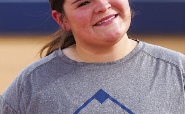 Name: Amari Munoz Class: Senior Sport: Softball, Volleyball and Powerlifting Favorite Teacher or Coach: Mr. Davis Favorite Place in Lampasas: Alamo Coffee One Person You Look Up To: Coach Tippie Main Goal This Season: Make it past the first round