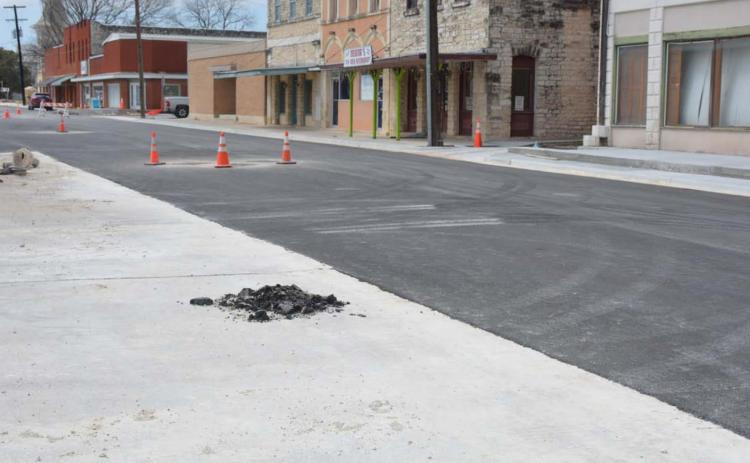 Work to rehabilitate the roadway