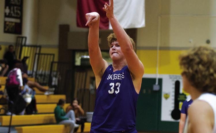 HUNTER KING | DISPATCH RECORD Beau Patterson has recorded double-doubles frequently for the Badgers in 2023.