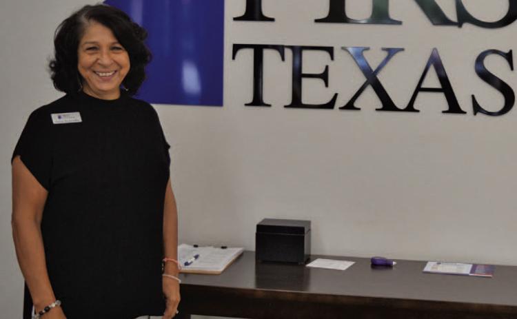 First Texas Bank’s Sylvia Hernandez will mark her last day in the office on Friday after a 50-year career. ERICK MITCHELL | DISPATCH RECORD