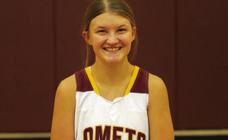 Name: Teagan Brooks Class: Junior Sport: Basketball, Volleyball and Tennis Favorite School Subject: Geometry Favorite Vacation: South Padre Island One Person To Meet: Paige Bueckers or Caitlin Clark Main Goal This Season: Make the playoffs