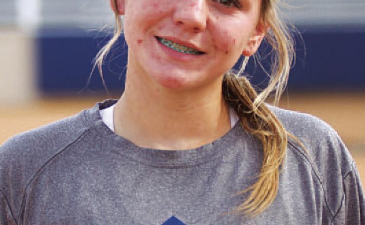 Name: Addisyn Phillips Class: Freshman Sport: Softball and Volleyball Favorite Teacher or Coach: Coach Messer Favorite Place in Lampasas: Mojo’s One Person You Look Up To: My dad Main Goal This Season: See improvement in myself.