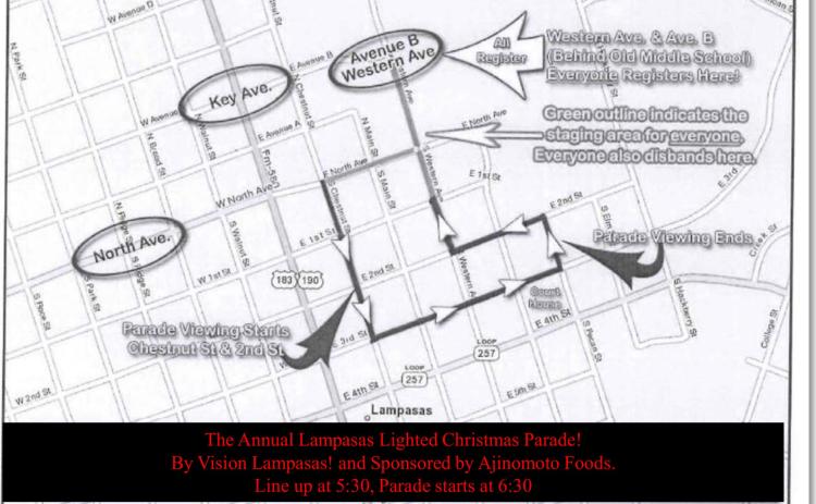 Viewing noted for Holidazzle Lighted Christmas Parade