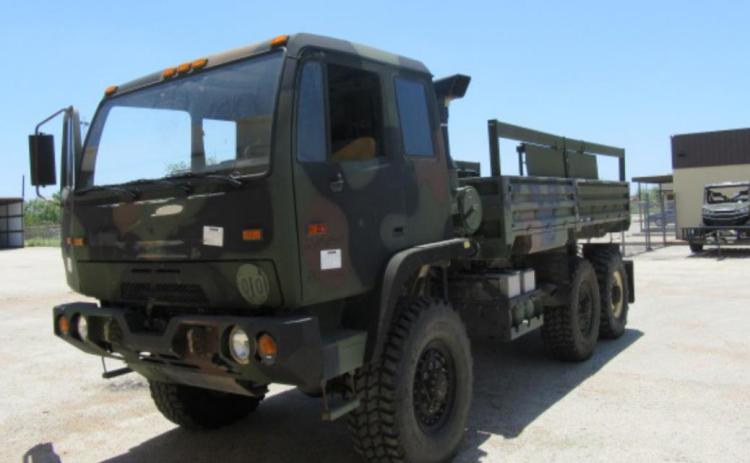 This Stewart Stevenson military truck was given to the Kempner Volunteer Fire Department to use as a brush truck. TEXAS A&amp;M FOREST SERVICE
