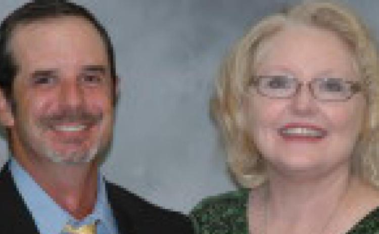 Heath Lusty and Karen DeZarn are the Texas A&amp;M AgriLife Extension Service agents who oversee the Lampasas County 4-H programs. COURTESY PHOTO