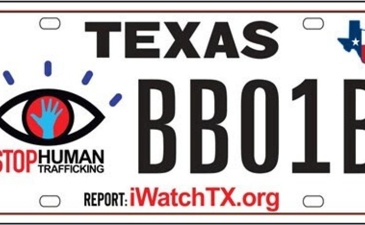 Proceeds from the “Stop Human Trafficking” specialty license plate benefit research, treatment services, shelter and support for youth survivors of human trafficking crimes. courtesy photo
