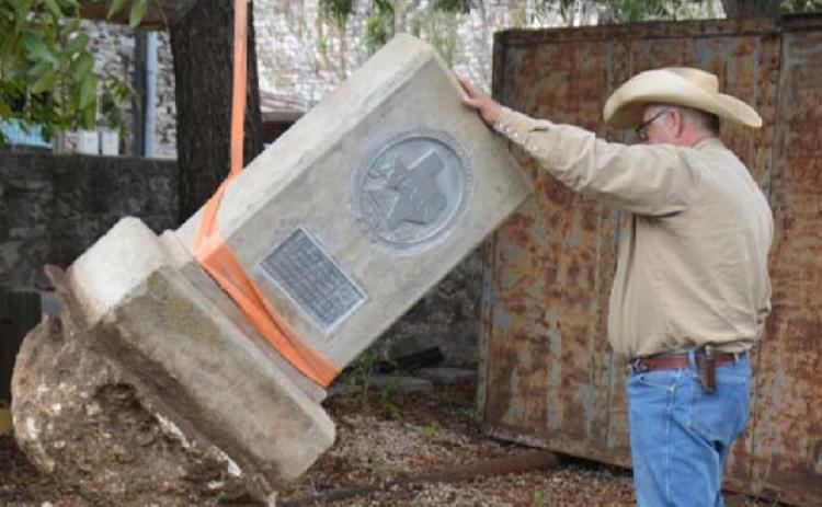 Historical monument relocated