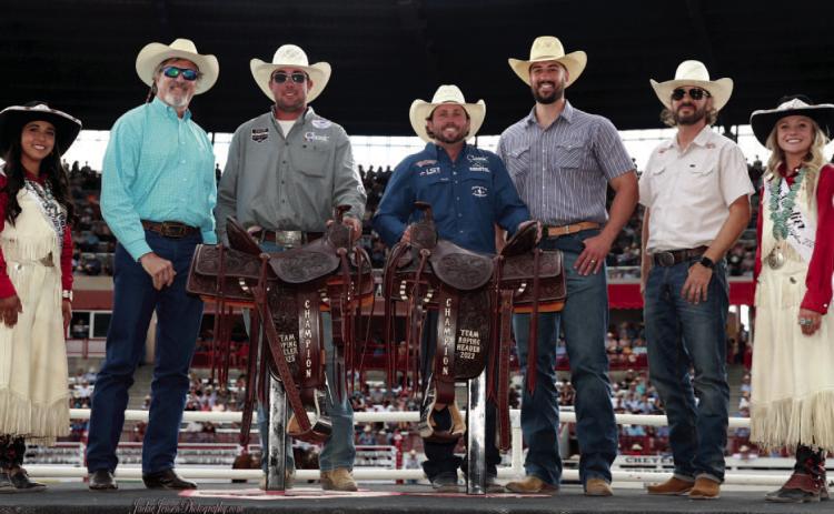 Lampasas man wins team roping event at the ‘Daddy of ’em all’