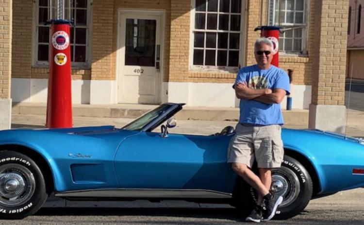 Craig Benton displays his 1975 Corvette. A show for classic vehicles such as this one is scheduled Saturday from 9 a.m. to 2 p.m. at Storm’s Drive-In. COURTESY PHOTO