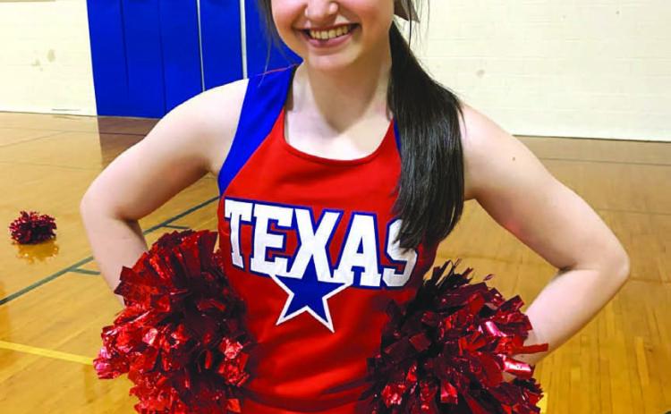 Bella Lindsey is headed to UTSA in the fall to continue cheering and her education. FILE PHOTO