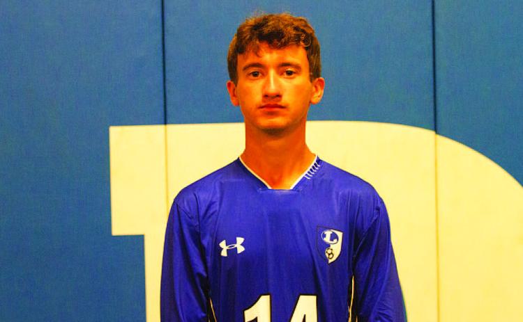 Name: Tyler Ecker Class: Senior Sport: Soccer, Tennis and Cross Country Favorite School Subject: History Favorite Vacation: England One Person To Meet: My big brother Main Goal This Season: Score a goal