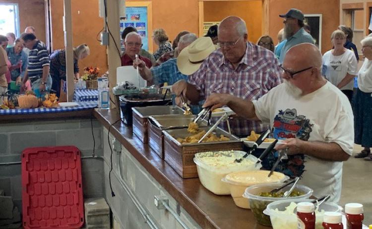 A catfish meal with all the trimmings and banana pudding for dessert was offered to Lampasas County Farm Bureau members before they held their annual meeting. More than 200 attended the gathering this year. courtesy photo
