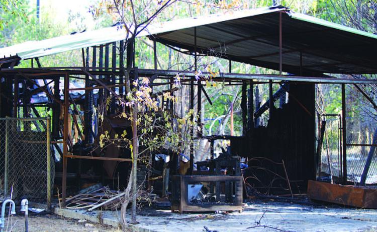 This structure, listed in the 1700 block of South Main Street, burned to the ground last week. No one had been living in the single-story house. The fire is the second at that location in recent years, according to Lampasas Fire Marshal J.P. Harris. HUNTER KING | DISPATCH RECORD