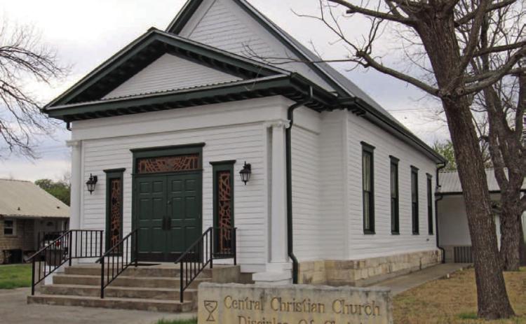 JOYCESARAH MCCABE | DISPATCH RECORD On Sunday at 9:30 a.m., Central Christian Church (Disciples of Christ) will celebrate its 140 years as a congregation, serving one another and loving the community of Lampasas. The church is located at 204 S. Broad St., where Nathan Herrod serves as pastor.