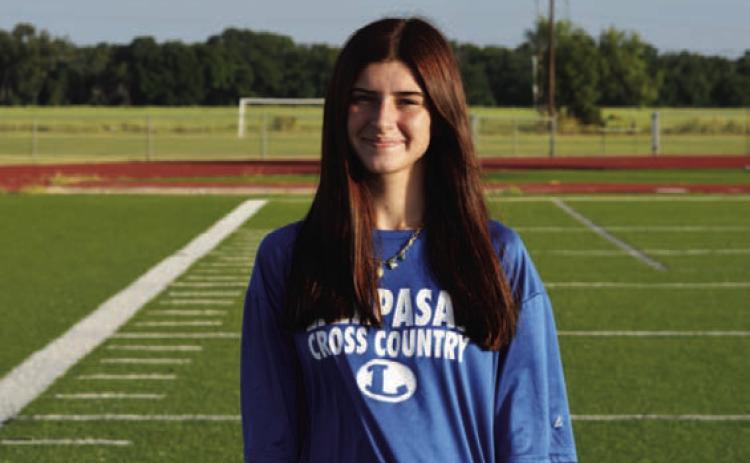 Name: Alix McMasters Class: Sophomore Sport: Cross Country Favorite Athlete: Brock Purdy Favorite Hobby: Soccer Favorite Food: Chicken Favorite Movie: Liar Liar