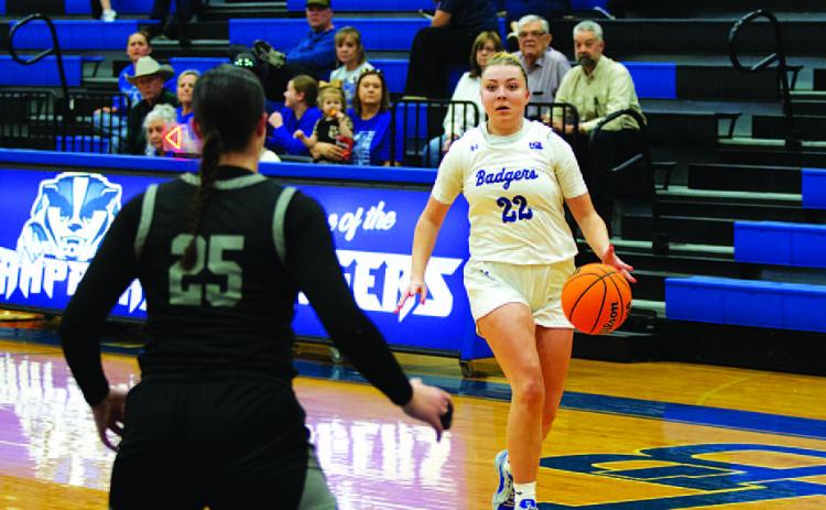 HUNTER KING | DISPATCH RECORD Kenedi Smart is one of the senior leaders for the young Lady Badgers.