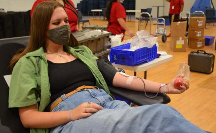 School, church collaborate in Red Cross blood drive