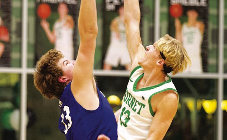 HUNTER KING | DISPATCH RECORD Beau Patterson will jump for the opening tip at 6 p.m. tonight.