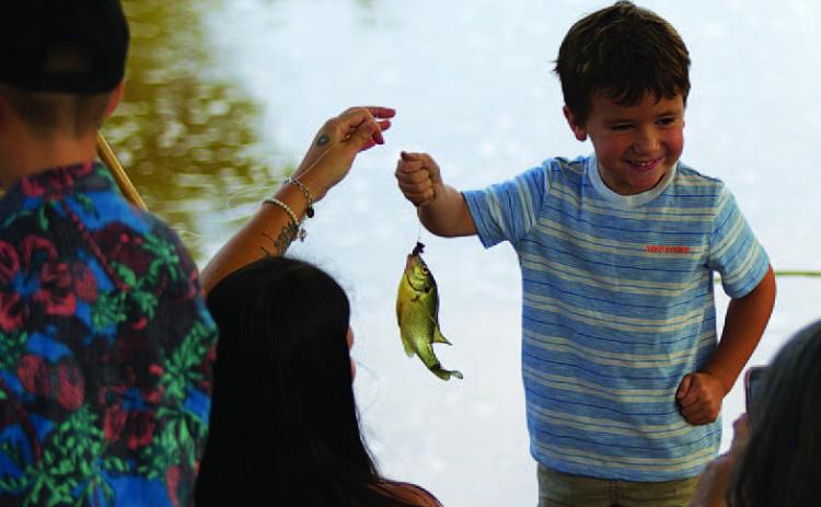 Children ages 5-12 can have a blast angling with cane poles at the Kiddie Fishing Derby. The event takes place Wednesday from 8-10 a.m. at W.M. Brook Park. Poles are provided, and assistance is offered for those who need it. FILE PHOTO