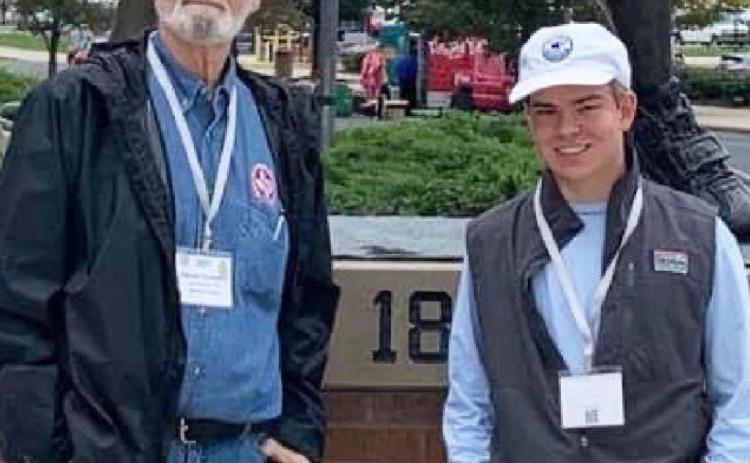 Steve “Doc” Forsythe and Dawson Raub, left to right, will return to Alaska on May 30 for a FFA Chapter Development Camp. COURTESY PHOTO