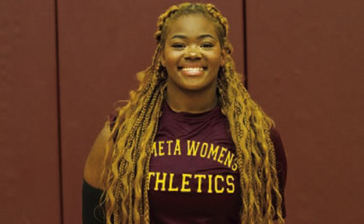 Name: Madalyn Griffith Class: Senior Sport: Volleyball and Basketball Favorite Teacher or Coach: Mrs. Resa Favorite Place in Town: Walmart One Person You Look up To: Angel Reese Main Goal This Season: Be great